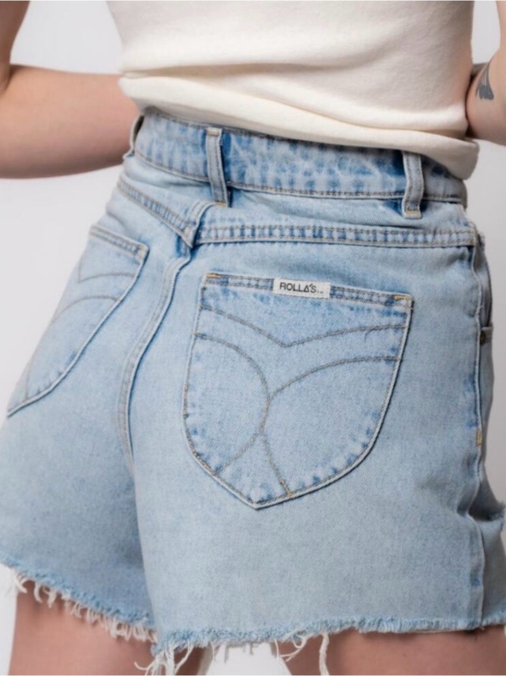 Rolla’s High Waisted Denim Shorts size 24